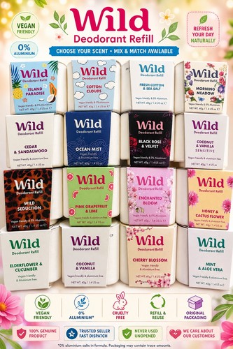 Wild deodorant refill 40g - wild,