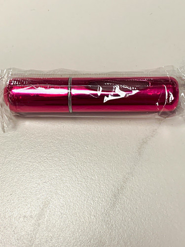 Pink metallic perfume atomizer - pink,